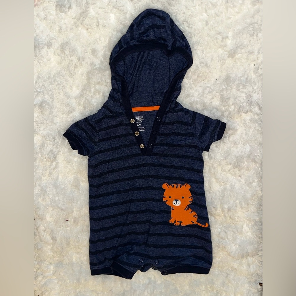 6 month onesie with hood